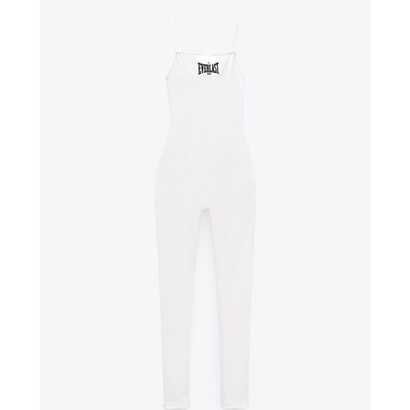 ZARA Everlast Ribbed Jumpsuit New - Picture 2 of 6
